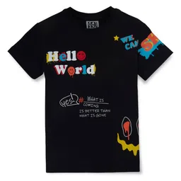 Gini and Jony Boys Typography Printed T-shirt-picture-24