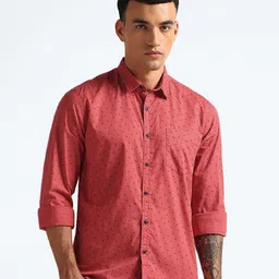 Flying Machine Men Micro Ditsy Printed Casual Shirt image 3