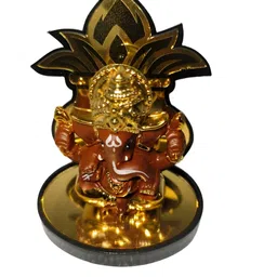 Rare Planet Gold-Toned Religious Idol Showpiece-image-93