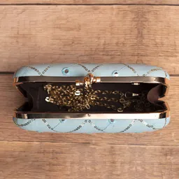 ARTKLIM Embroidered Box Clutch image 5