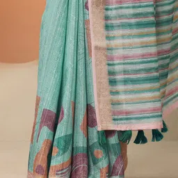 Libas Silk Blend Handloom Saree image 3