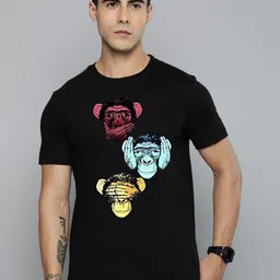 Moda Rapido Men Regular Fit Graphic Printed Round Neck Cotton T-shirt-picture-29