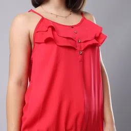 MYND Shoulder Straps Blouson Top image 5