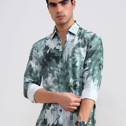 Greenfibre Men Slim Fit Printed Casual Shirt-picture-19