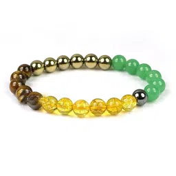 HEALINGGEMS Multicoloured Ceramic Elasticated Bracelet-picture-20