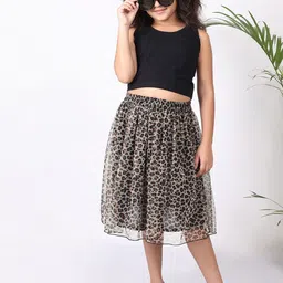 SILK SPARROW Girls Top with Skirt image 4