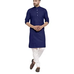 VS MALL Men Mustard Kurtas image 2