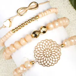 Arzonai Women Set of 4 Wraparound Bracelet-picture-21