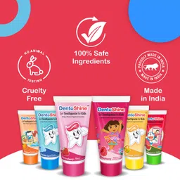 DentoShine Mango Flavoured Gel Toothpaste - 80 gm image 5