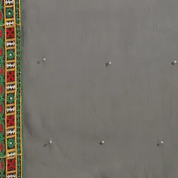 KALINI Embellished Mirror Work Pure Georgette Saree image 4