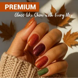 Beauty People Mirror Shine Glossy Finish Nail Polish - 11 ml - Burnt Stardust 07 image 2