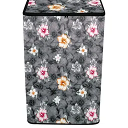 The Furnishing Tree Washing Machine Cover Floral Grey Compatible for Whirlpool 6.5 Kg Fully-Automat-picture-31