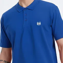 glitchez Polo Collar Cotton Regular Fit T-shirt image 5