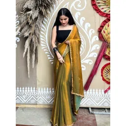 Being Naari Embellished Border Beads and Stones Saree image 3