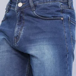 V-Mart Men Regular Fit Mid-Rise Light Fade Jeans image 4