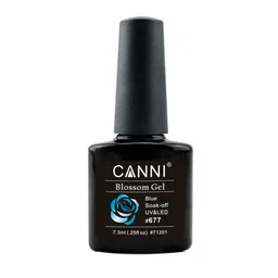 CANNI Blossom Gel Soak Off UV & LED Nail Polish - Blue 677-picture-36