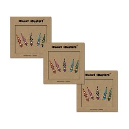 Comet Busters Set of 3 Handcrafted Reusable Traditional Designer Bindis - 002-picture-4