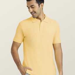 XYXX Men Yellow Polo Collar Antimicrobial T-shirt-picture-37