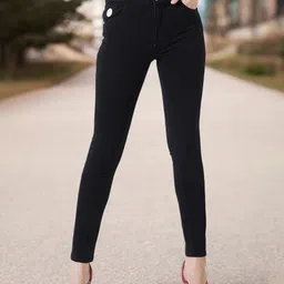 Miss Chase Women Slim Fit High-Rise Stretchable Jeans-image-59
