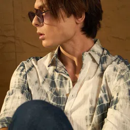 Dennison Men Drop Shoulder Tie and Dye Oversize Shirt-picture-23