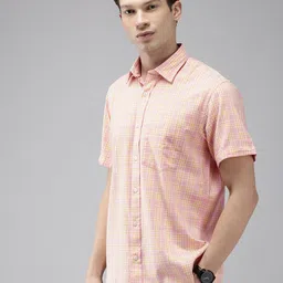 ColorPlus Tartan Checks Casual Shirt image 5