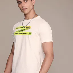 FCUK Typography Printed Pure Cotton T-shirt image 4