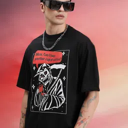 HIGHLANDER Unisex Graphic Printed Oversized T-shirt-picture-35