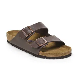 Birkenstock Unisex Leather Two Strap Comfort Sandals image 1