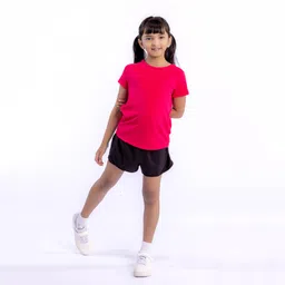 decathlon Girls' Breathable Multisport T-Shirt - Hibiscus Pink image 4