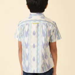 Fabindia Kids Multicolor Printed Shirt image 2