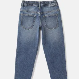 United Colors of Benetton Girls Blue Embellished Jeans image 2