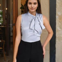 Style Quotient Grey Solid Top-picture-46