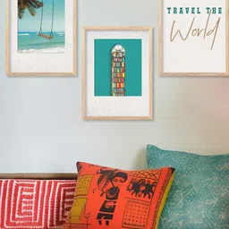 WALLLANE 3 Piece Frame Home Decor Wall Painting For Living Room Office Bedroom-picture-19