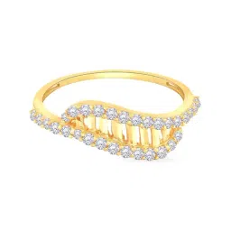 Malabar Gold and Diamonds 22k Gold Leaf Ring for Women-picture-13