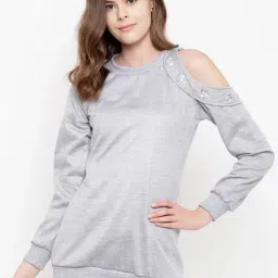Belle Fille Grey Embellished Sweatshirt-image-30