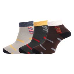 Dollar Multi Cotton Free Size Printed Socks - Pack of 3-picture-41