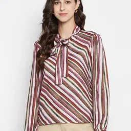 MADAME Multicolored Striped Top-picture-10