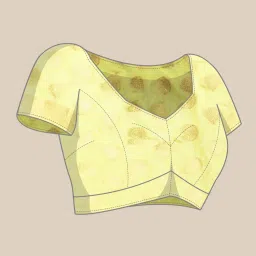 Mimosa Lime Green Silk Woven Saree With Unstitched Blouse image 4