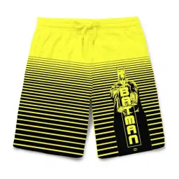 Bonkids Kids Green & Black Cotton Printed Batman Shorts-image-18