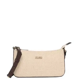 KLEIO Brown Textured Medium Shoulder Bag image 1