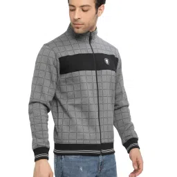 Octave Heather Regular Fit Checks Sweatshirts image 4