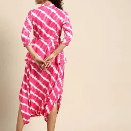 Mabish By Sonal Jain Pink Ombre Pattern Jumpsuit image 2