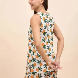 Mabish By Sonal Jain Multicolored Cotton Printed Top Short Set image 2