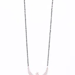 Panash Gold Plated Artificial Stones and Beads Mangalsutra image 2