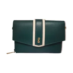 Global Desi Green Medium Cross Body Bag image 1