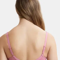 Jockey FE35 Women's Wirefree Padded Super Combed Cotton Full Coverage T-Shirt Bra with Broad Straps image 3