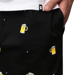 The Souled Store Black Printed Pyjamas image 3