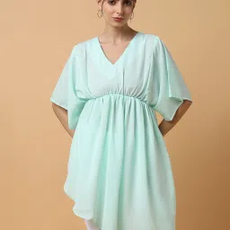 showoffff SHOWOFF Green Assymetric Dress image 2