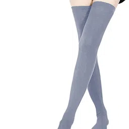 MUKHAKSH Grey Cotton Socks-picture-20