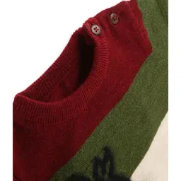 MiArcus Kids Multicolor Color Block Full Sleeves Sweater image 3